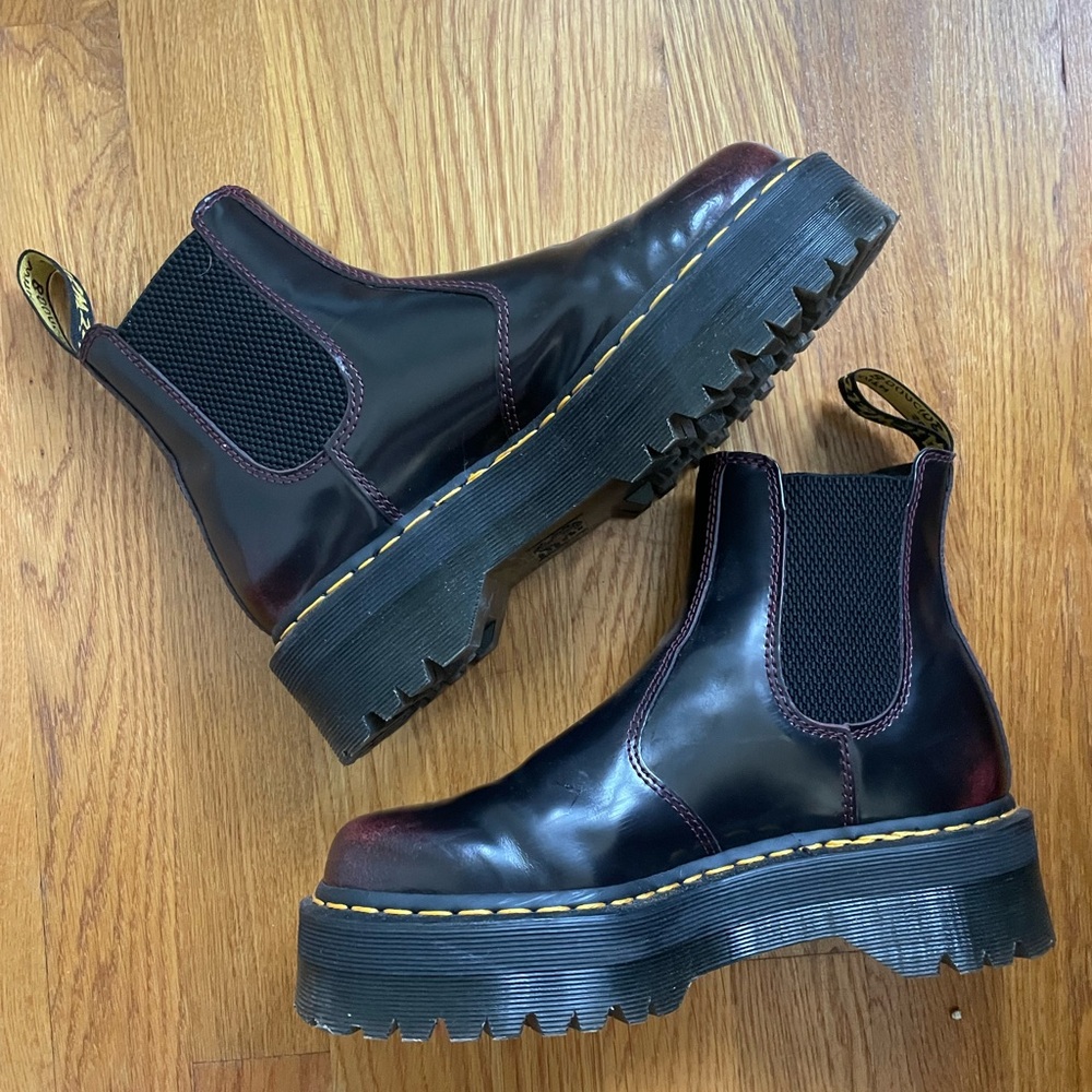 Dr. Martens Quad Platform Chelsea Boots